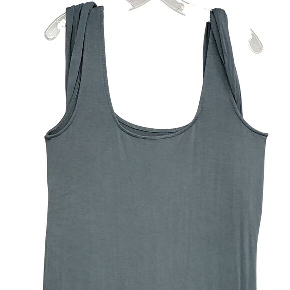 Modern Citizen Kelis Tie Waist Maxi Dress Size XL Gray - Picture 10 of 11